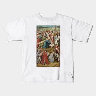 Christ Carrying the Cross, Christ Child - Hieronymus Bosch Kids T-Shirt